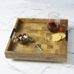 Avery Square Lazy Susan Serve Tray -Tableware Shop avery square lazy susan serve tray 5290865 3