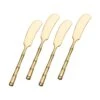 Bamboo Gold Set Of 4 Butter Spreaders -Tableware Shop bamboo gold set of 4 butter spreaders 5204214 1