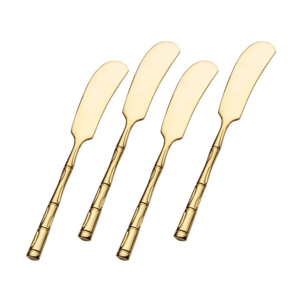 Bamboo Gold Set Of 4 Butter Spreaders 3 Bamboo Gold Set Of 4 Butter Spreaders