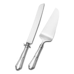Barocco Sterling Wedding Cake Knife And Server Set