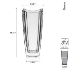 MIKASA Baron Crystal Vase -Tableware Shop baron crystal vase 5296639 5