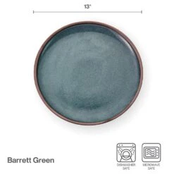 MIKASA Barrett Green Round Platter -Tableware Shop barrett green round platter 5290842 4