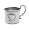 Beaded Raised Design Pewter Baby Cup -Tableware Shop beaded raised design pewter baby cup 897 1