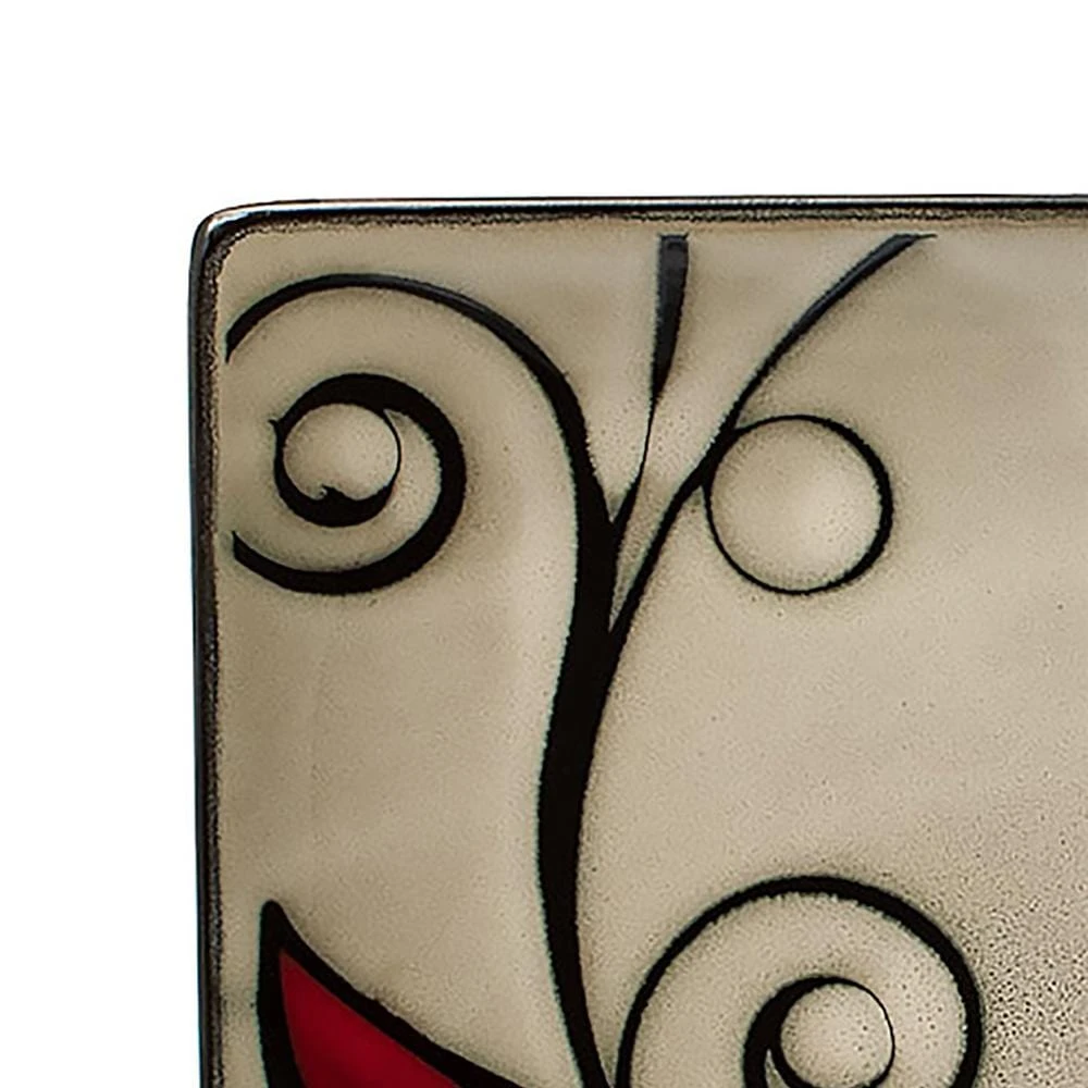 Belmont Square Red Vine Dinnerware Set 5 Belmont Square Red Vine Dinnerware Set - Image 3