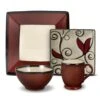 Belmont Square Red Vine Dinnerware Set 2 Belmont Square Red Vine Dinnerware Set -Tableware Shop belmont square red vine dinnerware set K165231304 3