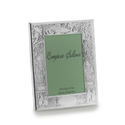 Birth Record Sterling Frame