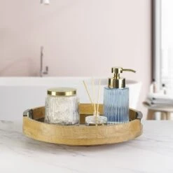 Black Marble Lazy Susan Serve Tray -Tableware Shop black marble lazy susan serve tray 5298047 4