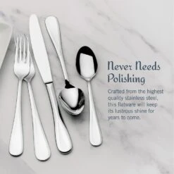 MIKASA Bravo 65 Piece Flatware Set, Service For 12 -Tableware Shop bravo 65 piece flatware set service for 12 5061640 14