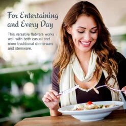 MIKASA Bravo 65 Piece Flatware Set, Service For 12 -Tableware Shop bravo 65 piece flatware set service for 12 5061640 17