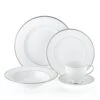MIKASA Cameo Platinum 5 Piece Place Setting -Tableware Shop cameo platinum 5 piece place setting HK301 705 1