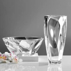 MIKASA Cassia 12 Inch Crystal Vase -Tableware Shop cassia 12 inch crystal vase 5243471 3