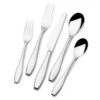 MIKASA Cayden 20 Piece Flatware Set, Service For 4 -Tableware Shop cayden 20 piece flatware set service for 4 5277699 1