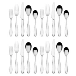 MIKASA Cayden 20 Piece Flatware Set, Service For 4 -Tableware Shop cayden 20 piece flatware set service for 4 5277699 3
