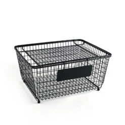 Chalkboard Stacking Storage Basket With Lid -Tableware Shop chalkboard stacking storage basket with lid 5282050 4