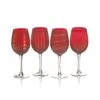 MIKASA Cheers® Ruby Set Of 4 Wine Glasses -Tableware Shop cheers ruby set of 4 wine glasses 5072026 1