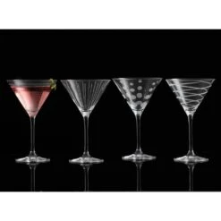 MIKASA Cheers® Set Of 4 Martini Glasses 16 MIKASA Cheers® Set Of 4 Martini Glasses -Tableware Shop cheers set of 4 martini glasses SW910 417 2