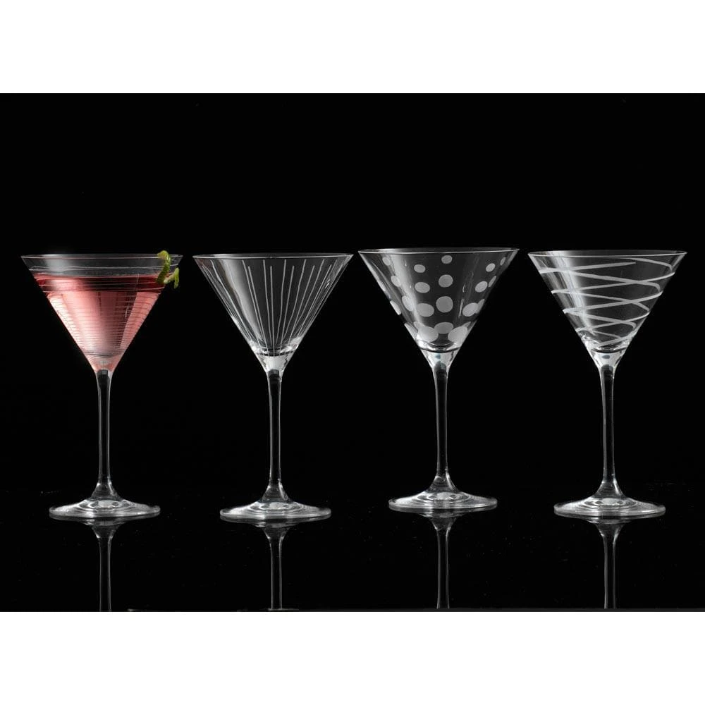 MIKASA Cheers® Set Of 4 Martini Glasses 7 MIKASA Cheers® Set Of 4 Martini Glasses - Image 5