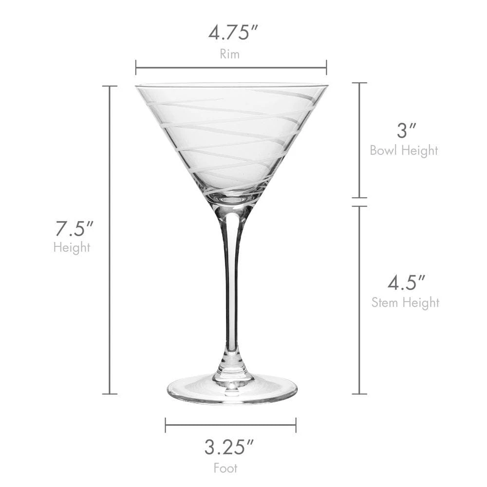 MIKASA Cheers® Set Of 4 Martini Glasses 6 MIKASA Cheers® Set Of 4 Martini Glasses - Image 4