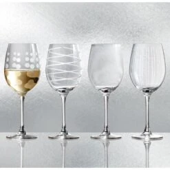 MIKASA Cheers® Set Of 4 White Wine Glasses -Tableware Shop cheers set of 4 white wine glasses SW910 403 2