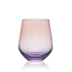 MIKASA Chroma Set Of 4 Stemless Wine Glasses -Tableware Shop chroma set of 4 stemless wine glasses 5296485 4