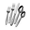MIKASA Cocoa Blossom 65 Piece Flatware Set, Service For 12 -Tableware Shop cocoa blossom 65 piece flatware set service for 12 5061639 1