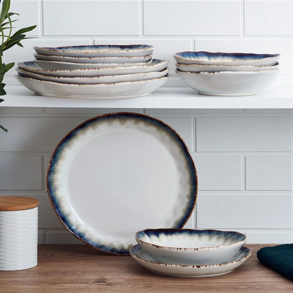 MIKASA Cole 12 Piece Dinnerware Set, Service For 4 6 MIKASA Cole 12 Piece Dinnerware Set, Service For 4 - Image 4