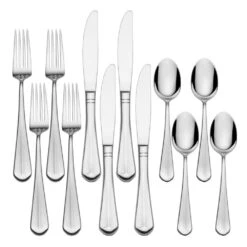 MIKASA Colette 12 Piece Flatware Set, Service For 4 -Tableware Shop colette 12 piece flatware set service for 4 5267815 2