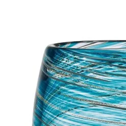 MIKASA Color Swirl Set Of 4 Stemless Wine Glasses -Tableware Shop color swirl set of 4 stemless wine glasses 5294219 5