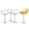 MIKASA Craft Cocktail Set Of 4 Coupe Champagne Wine Glasses 1 MIKASA Craft Cocktail Set Of 4 Coupe Champagne Wine Glasses -Tableware Shop craft set of 4 coupe champagne wine glasses 5294051 1
