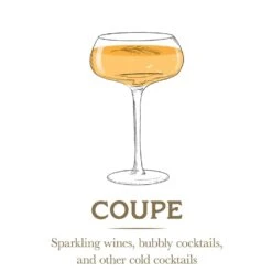 MIKASA Craft Cocktail Set Of 4 Coupe Champagne Wine Glasses -Tableware Shop craft set of 4 coupe champagne wine glasses 5294051 4