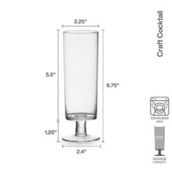 MIKASA Craft Cocktail Set Of 4 Spritzer Glasses -Tableware Shop craft set of 4 spritzer glasses 5294048 5