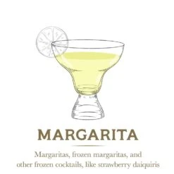 MIKASA Craft Cocktail Set Of 4 Stemless Margarita Glasses -Tableware Shop craft set of 4 stemless margarita glasses 5294050 4