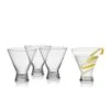 MIKASA Craft Cocktail Set Of 4 Stemless Martini Glasses -Tableware Shop craft set of 4 stemless martini glasses 5294049 1
