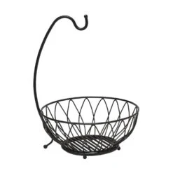 Dahlia Fruit Storage Basket With Banana Hook -Tableware Shop dahlia fruit storage basket with banana hook 5288635 6