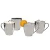 MIKASA Double Wall Stainless Steel Set Of 4 Mugs -Tableware Shop double wall stainless steel set of 4 mugs 5217622 1