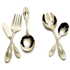 Duchess Gold Plated 65 Piece Flatware Set -Tableware Shop duchess gold plated 65 piece flatware set 5057902 3