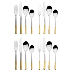 MIKASA Duval Forged 16 Piece Flatware Set, Service For 4 -Tableware Shop duval forged 16 piece flatware set service for 4 5291355 5