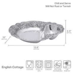 English Cottage Chip And Dip Serve Bowl -Tableware Shop english cottage chip and dip serve bowl 5293349 3