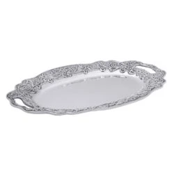 English Cottage Oval Tray With Handles