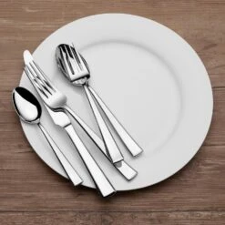 MIKASA Essex 20 Piece Flatware Set, Service For 4 - Draft -Tableware Shop essex 20 piece flatware set service for 4 5270987 2