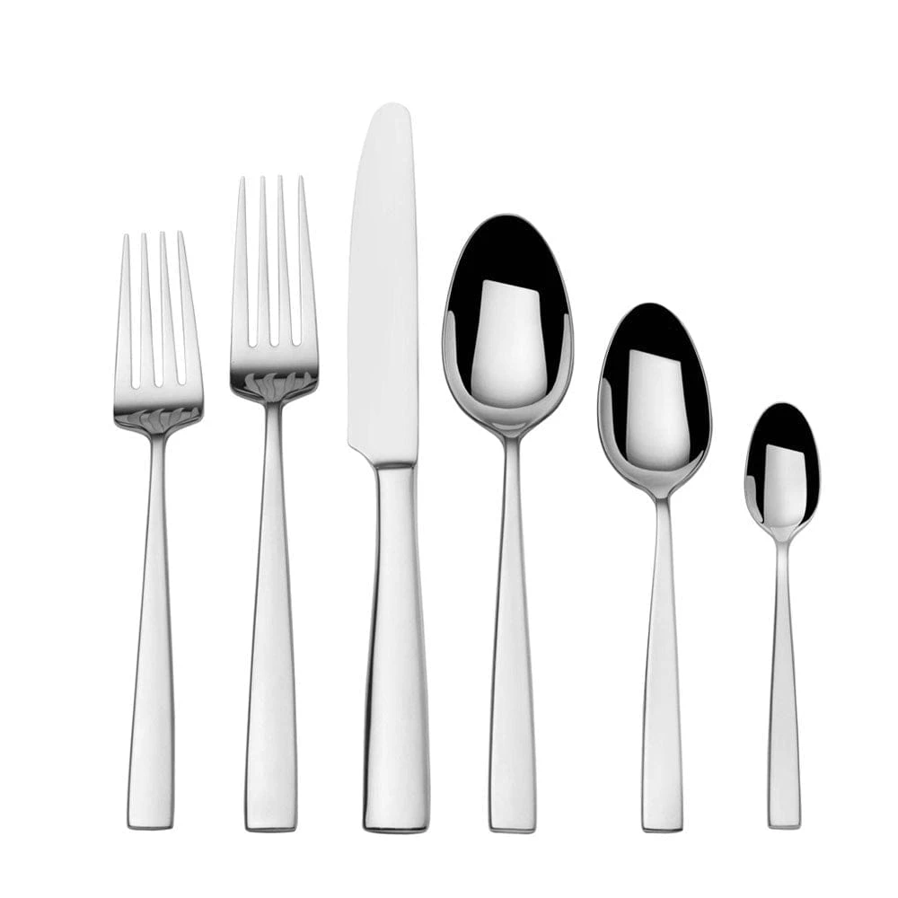 MIKASA Everett 101 Piece Flatware Set, Service For 12 3 MIKASA Everett 101 Piece Flatware Set, Service For 12