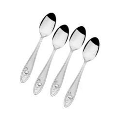 Flamingo Set Of 4 Mini Coffee Spoons