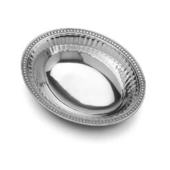 Flutes And Pearls Medium Oval Bowl