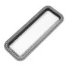 Flutes & Pearls Rectangular Tray -Tableware Shop flutes pearls small rectangular tray 5302372 1