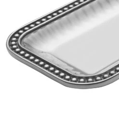 Flutes & Pearls Rectangular Tray -Tableware Shop flutes pearls small rectangular tray 5302372 4