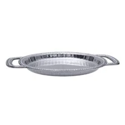 Flutes & Pearls Small Round Handled Tray -Tableware Shop flutes pearls small round handled tray 5302370 6