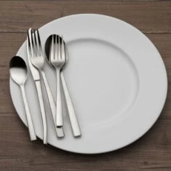 MIKASA Forged Petra 20 Piece Flatware Set, Service For 4 -Tableware Shop forged petra 20 piece flatware set service for 4 5296514 3