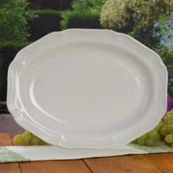 MIKASA French Countryside® 15 Inch Oval Platter -Tableware Shop french countryside 15 inch oval platter F9000 715 3