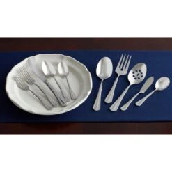MIKASA French Countryside® 45 Piece Flatware Set, Service For 8 -Tableware Shop french countryside 45 piece flatware set service for 8 5153324 7