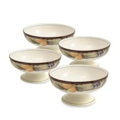 MIKASA Garden Harvest® Sherbet Dishes, Set Of 4